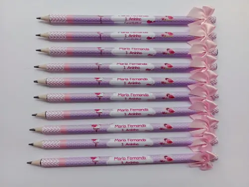 Lápis Personalizado com Lacinho