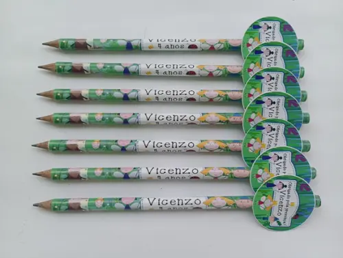 Lápis Personalizado com Tag