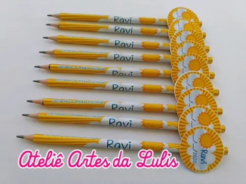 Lápis Personalizado com Tag