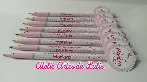Lápis Personalizado com Tag
