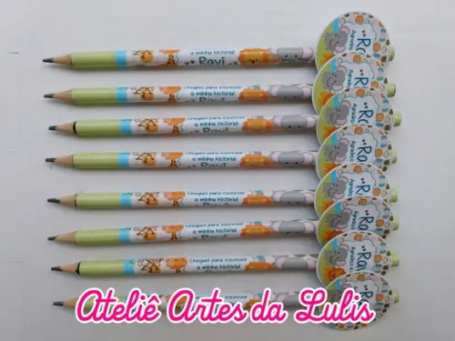 Lápis Personalizado com Tag