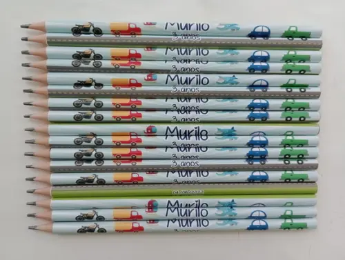Lápis Personalizado Meio de Transporte
