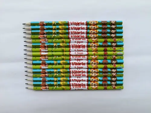 Lápis Personalizado Sítio do Pica Pau Amarelo