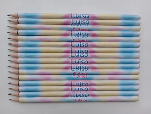 Lápis Personalizado Tie Dye