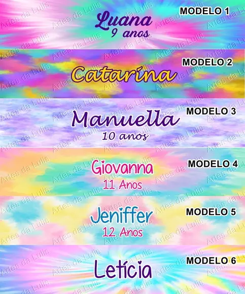 Lápis Personalizado Tie Dye