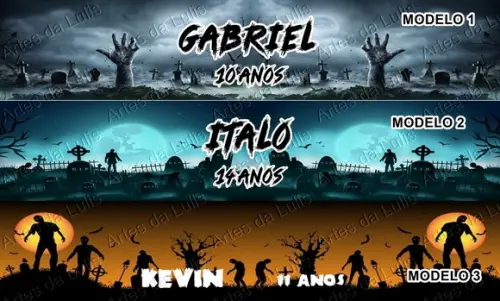 Lápis Personalizado Zumbi