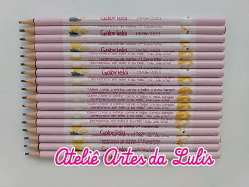Lápis Primeira Eucaristia Menina