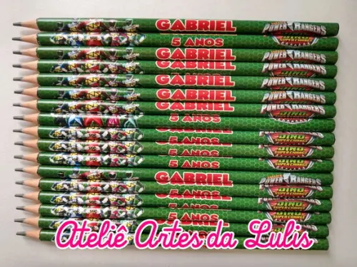 Lápis Power Rangers