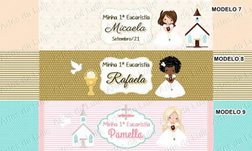 Lápis Primeira Eucaristia Menina