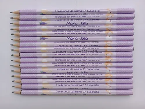 Lápis Primeira Eucaristia Menina