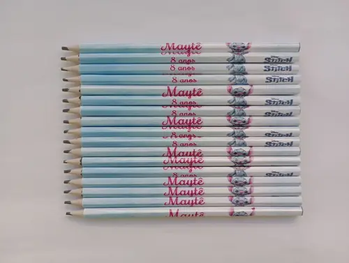 Lápis Stitch Aquarela