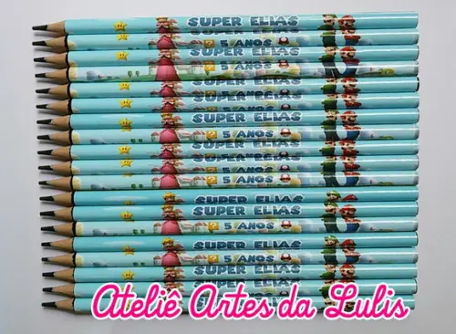 Lápis Super Mario Bross