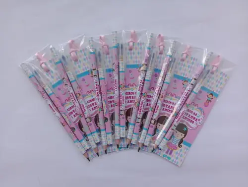 Marcador de Livro + Caneta + Lápis Circo Menina