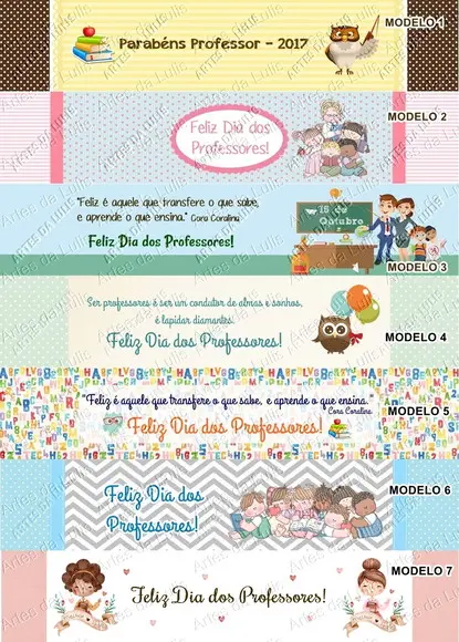Marcador de Livro + Caneta + Lápis Dia dos Professores