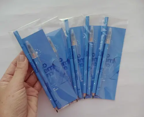 Marcador de Livro + Caneta + Lápis Novembro Azul