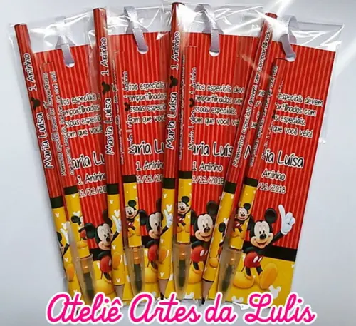 Marcador de Livro + Caneta + Lápis Personalizados
