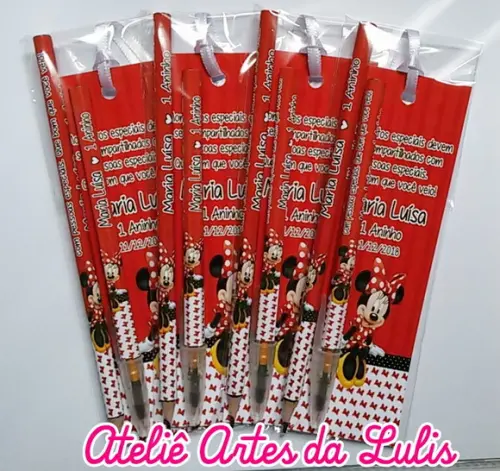 Marcador de Livro + Caneta + Lápis Personalizado