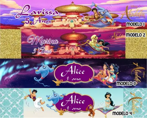 Marcador de Livro + Caneta Aladdin