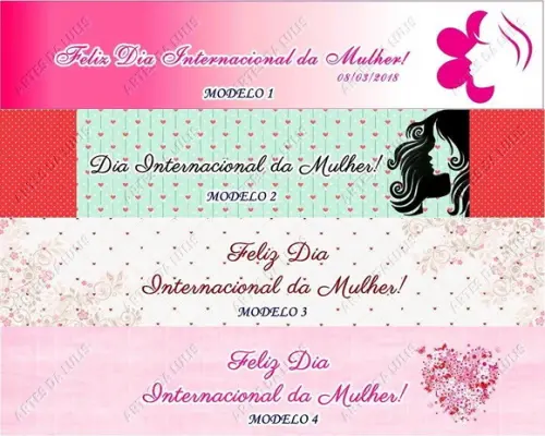 Marcador de Livro + Caneta Dia Internacional da Mulher