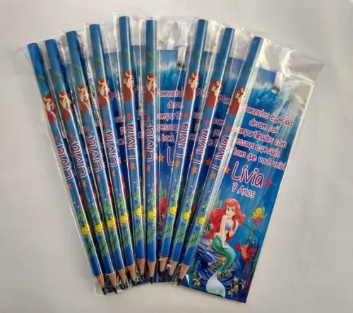 Marcador de Livro + Lápis a Pequena Sereia
