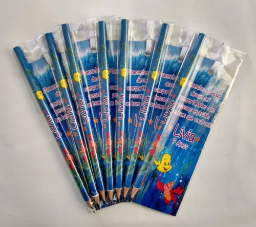 Marcador de Livro + Lápis a Pequena Sereia