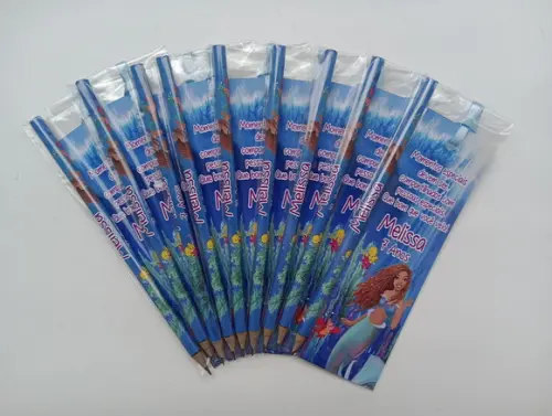 Marcador de Livro + Lápis a Pequena Sereia Afro