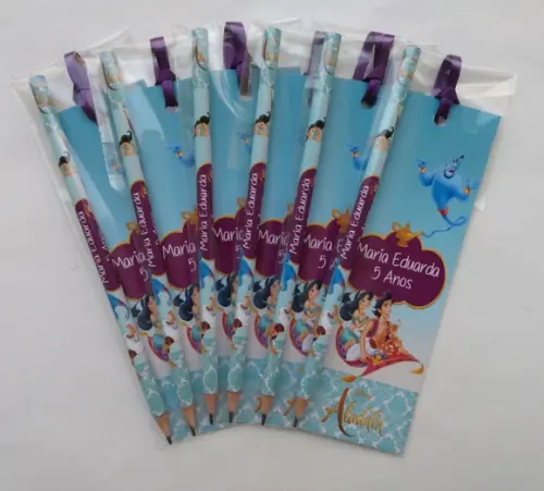 Marcador de Livro + Lápis Aladdin