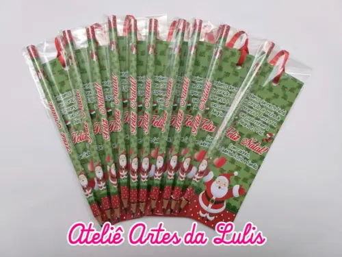 Marcador de Livro + Lápis Boas Festas