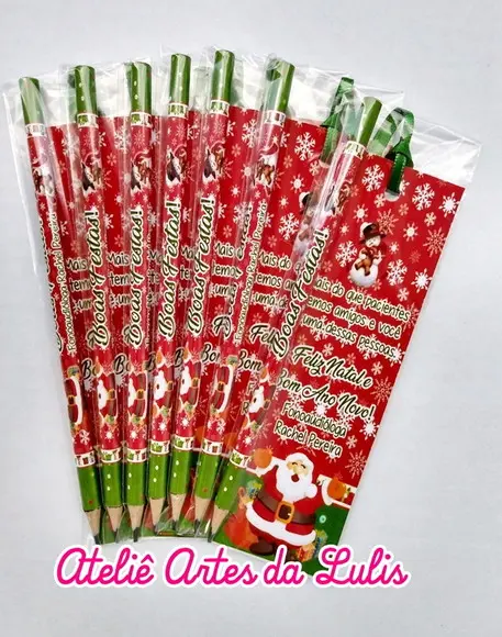 Marcador de Livro + Lápis Boas Festas