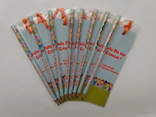 Marcador de Livro + Lápis Dia das Crianças