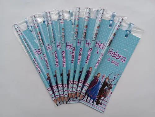 Marcador de Livro + Lápis Frozen