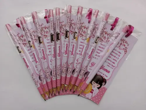 Marcador de Livro + Lápis Kokeshi