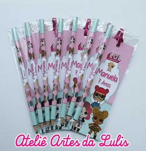 Marcador de Livro + Lápis Lol