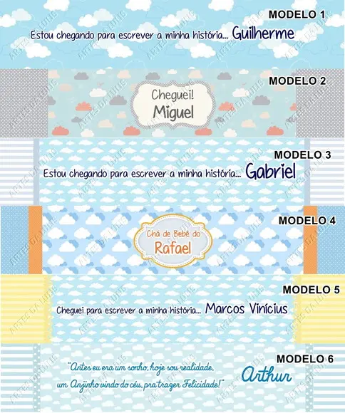 Marcador de Livro + Lápis Nuvem