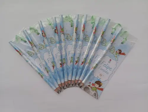 Marcador de Livro + Lápis Pequeno Príncipe Aquarela