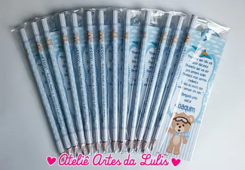Marcador de Livro + Lápis Personalizado
