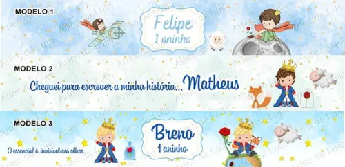 Marcador de Livro + Lápis Pequeno Príncipe Aquarela