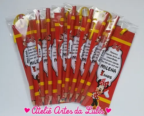 Marcador de Livro + Lápis Personalizado