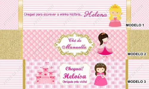 Marcador de Livro + Lápis Princesa