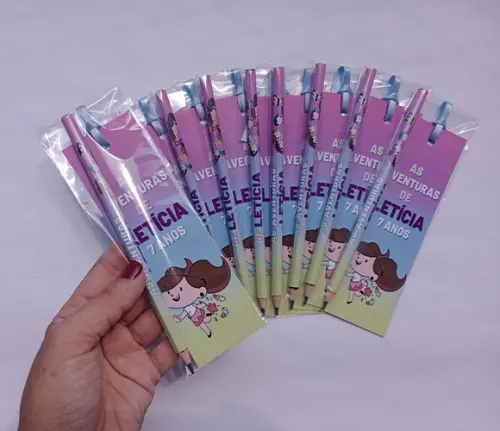 Marcador de Livro + Lápis Priminha Irritante
