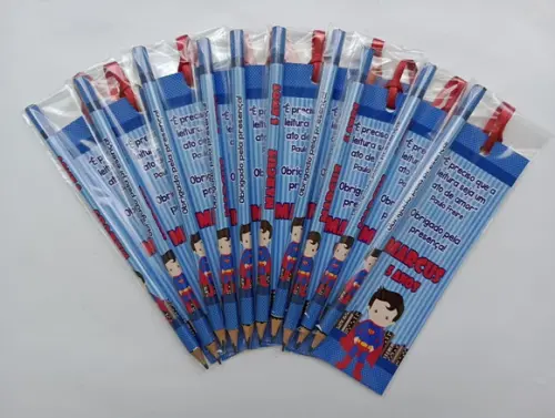 Marcador de Livro + Lápis Superman