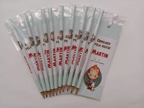Marcador de Livro + Lápis Tin Tin
