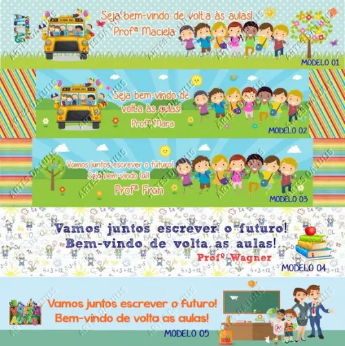 Marcador de Livro + Lápis Volta as Aulas