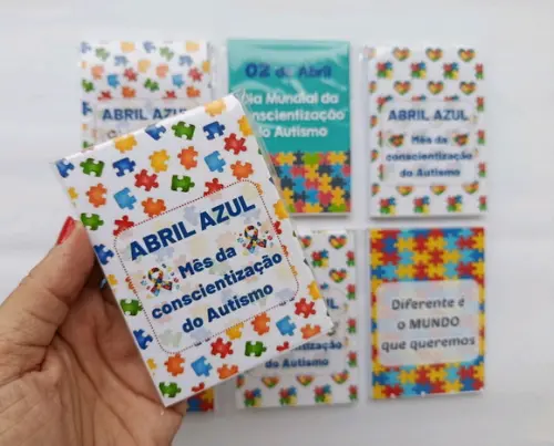 Mini Bloquinho Abril Azul