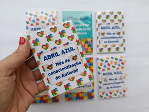 Mini Bloquinho Abril Azul