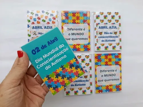 Mini Bloquinho Abril Azul