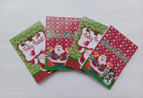 Mini Bloquinho Personalizado Boas Festas