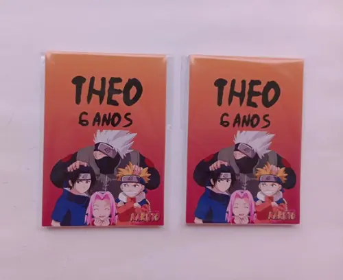 Mini Bloquinho Personalizado Naruto