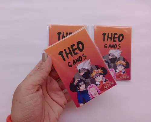 Mini Bloquinho Personalizado Naruto