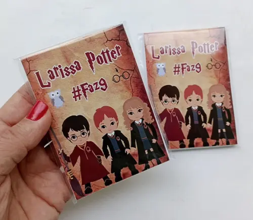 Mini Bloquinho Personalizado Harry Potter
